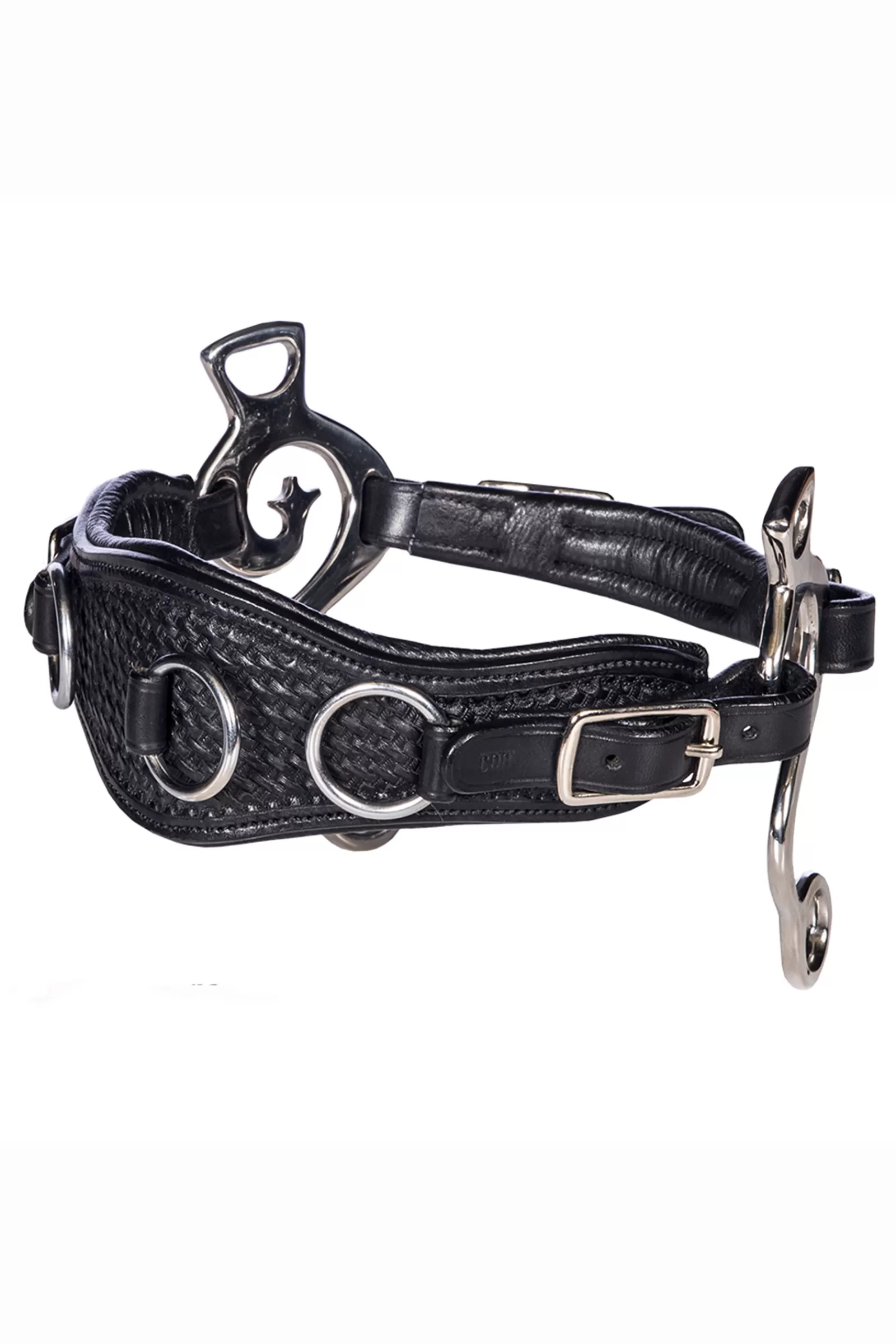 fra Briglie E Chiudibocca | Fiore Cavemore Nosepart Pelle Inglese (Sist.2) Con Forbici Black