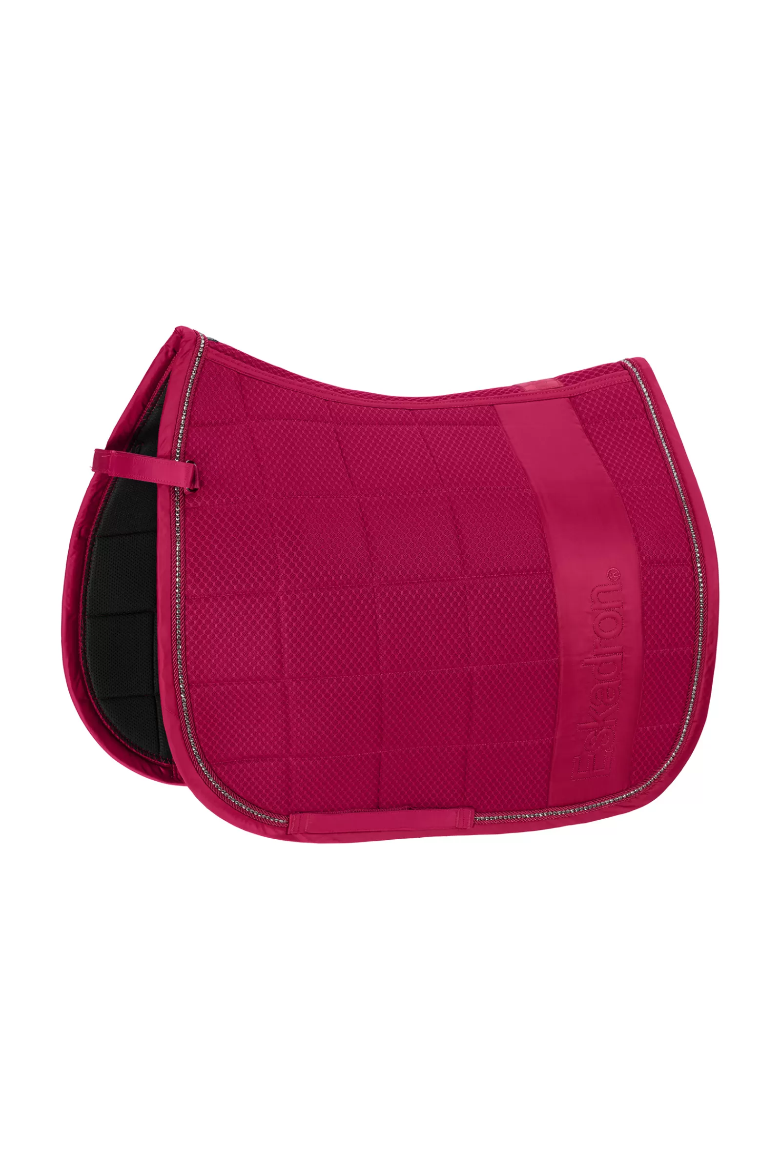 eskadron Dressursjabraker | Sottosella Da Dressage Reflexx Ss23 Big Square Mesh Crystal Beetroot Pink